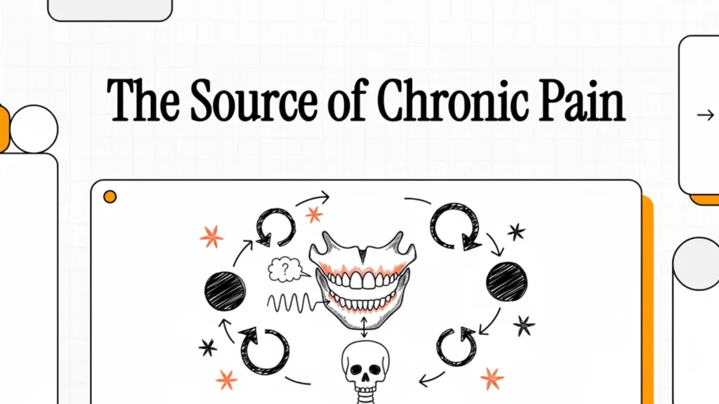 Thumbnail image for a video about the root cause of chronic pain.